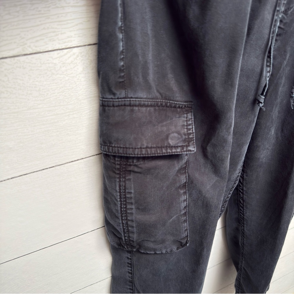 Abercrombie & Fitch Linen-Blend Cargo Jogger Pants – Size M - Picture 6 of 7